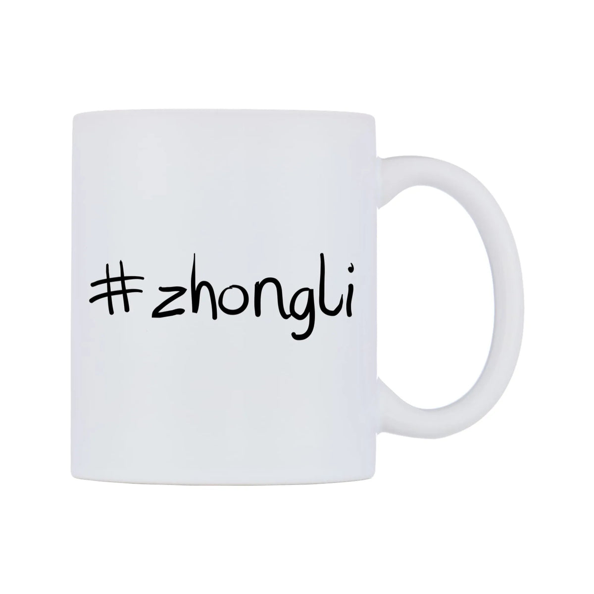 zhongli Mug — mug, left side, on a white background