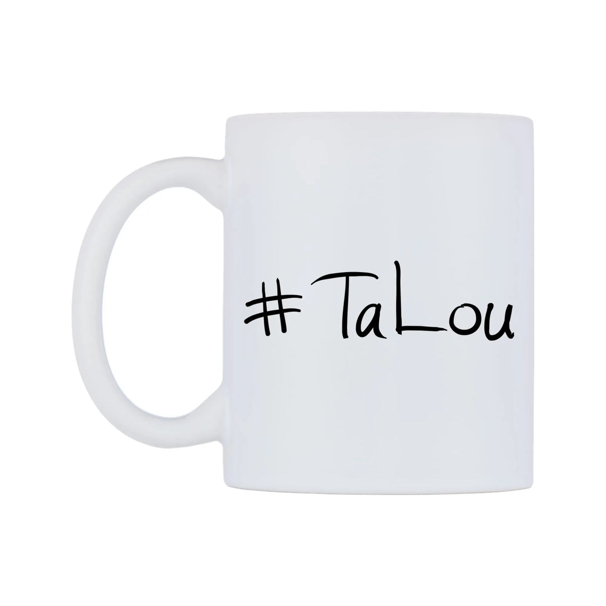 TaLou Mug — mug, right side, on a white background