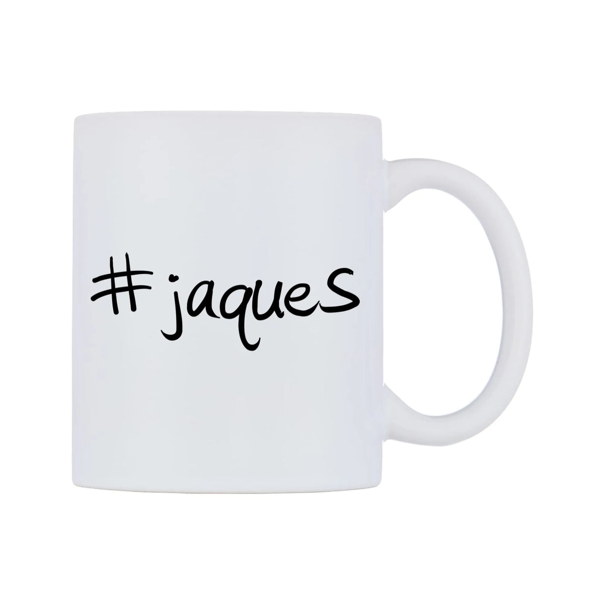 jaques Mug — mug, left side, on a white background
