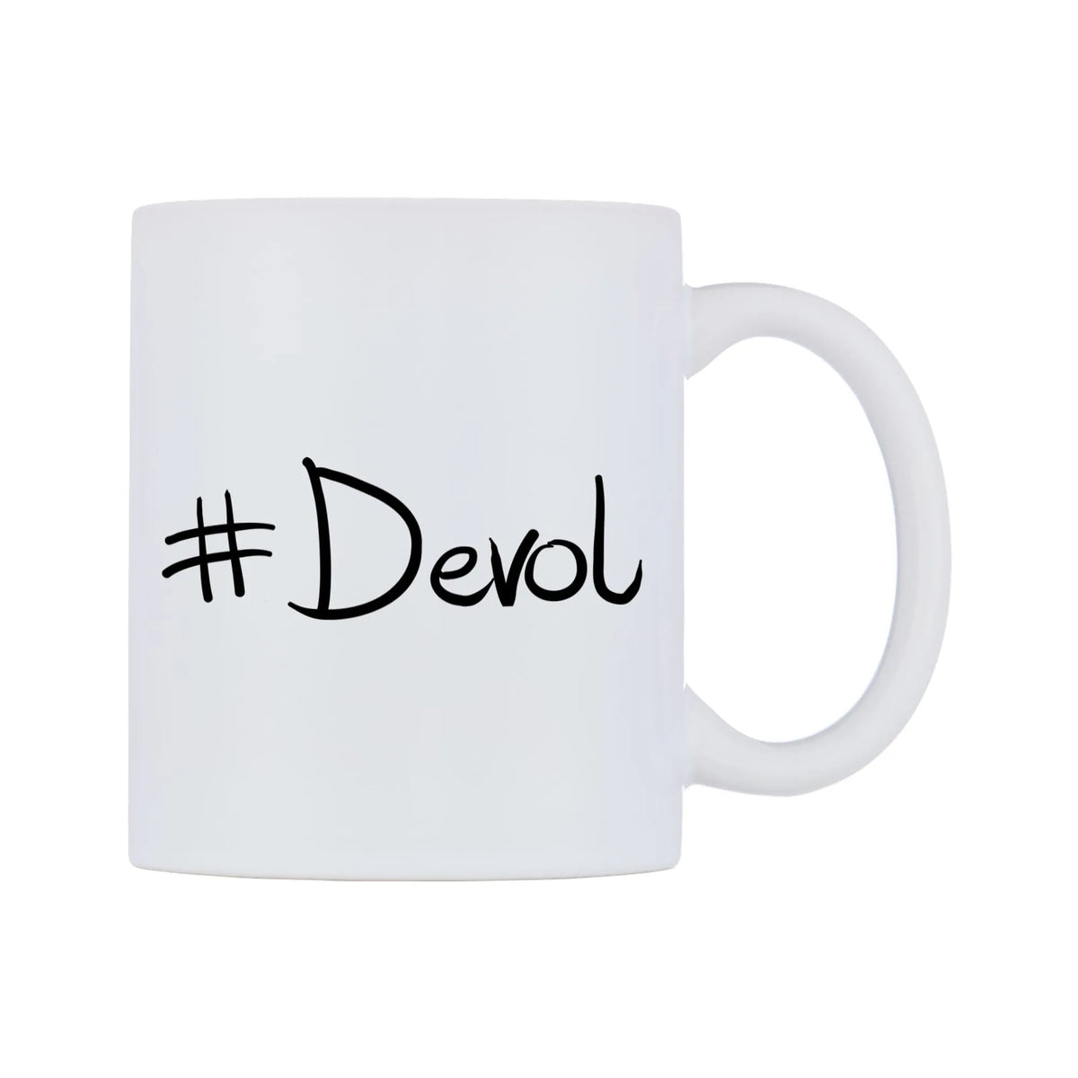 Devol Mug — mug, left side, on a white background
