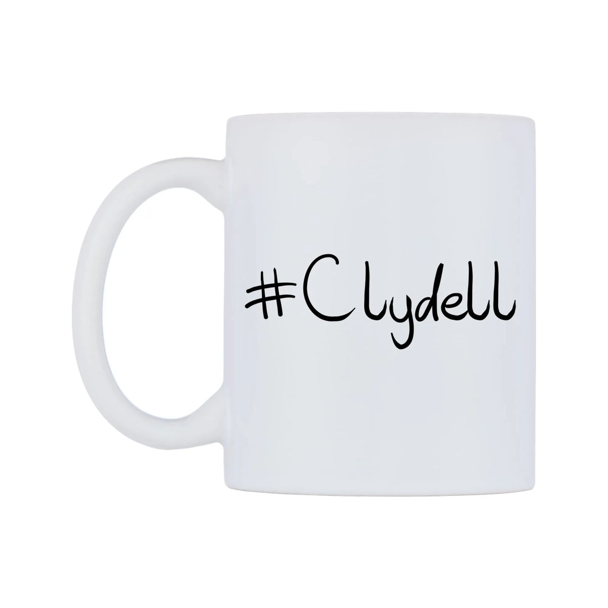 Clydell Mug — mug, right side, on a white background