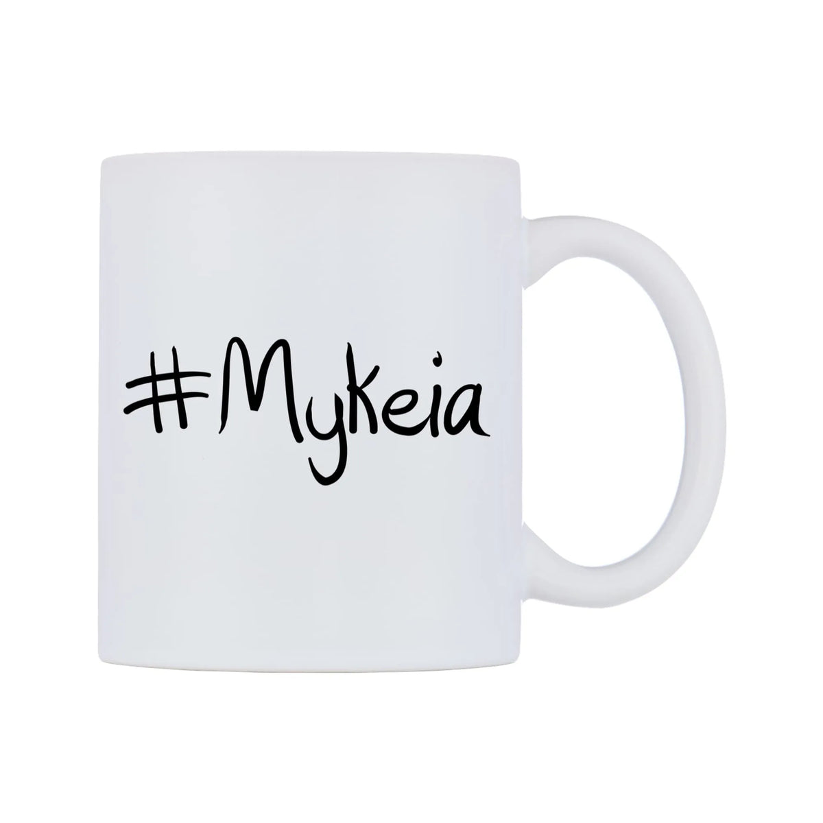 Mykeia Mug — mug, left side, on a white background