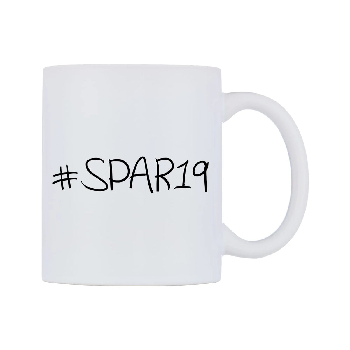SPAR19 Mug — mug, left side, on a white background