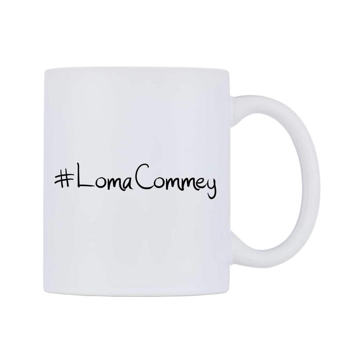 LomaCommey Mug — mug, left side, on a white background