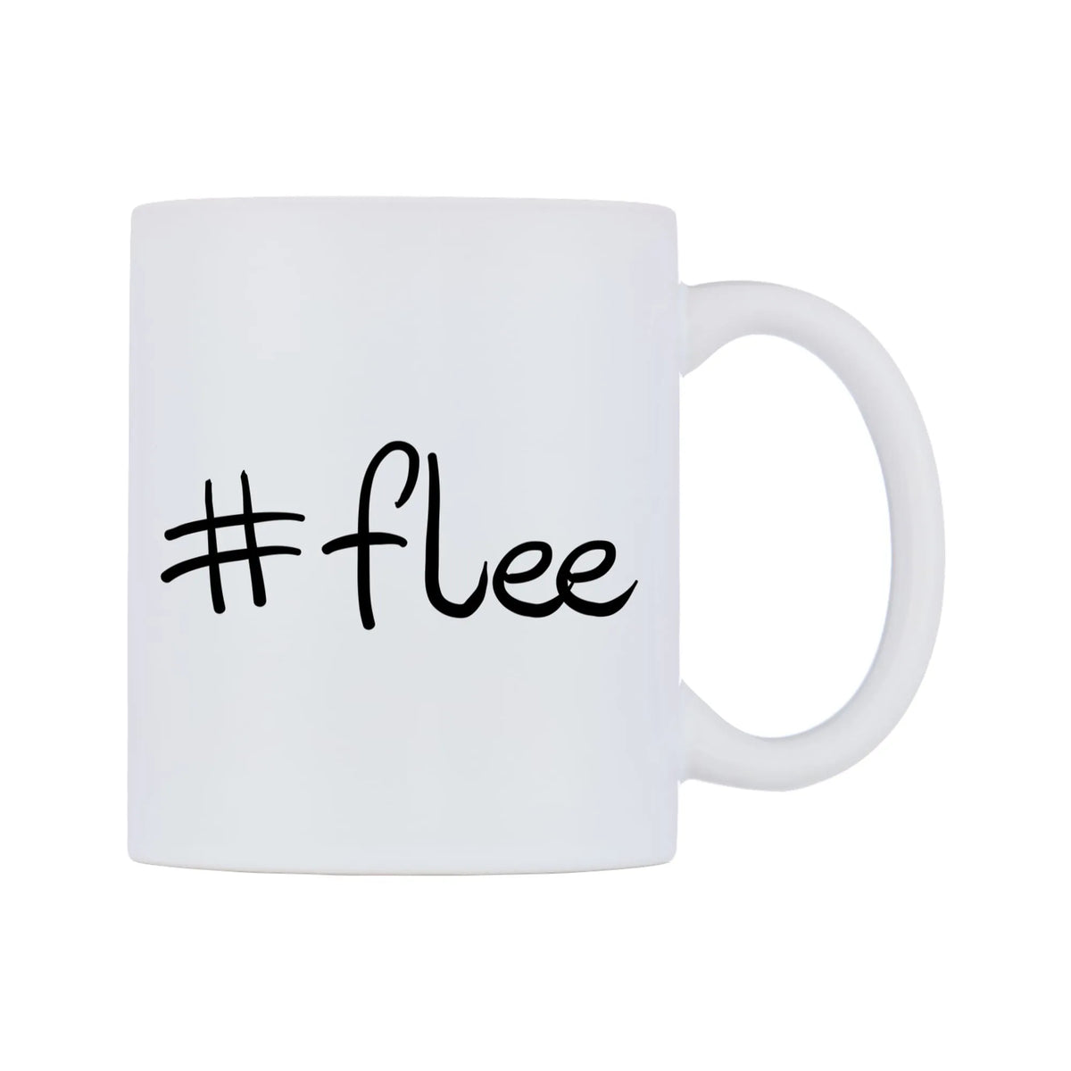 flee Mug — mug, left side, on a white background