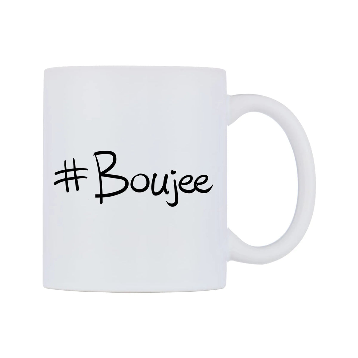 Boujee Mug — mug, left side, on a white background