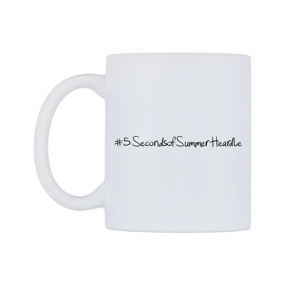 number 5SecondsofSummerHeardle Mug — mug, right side, on a white background