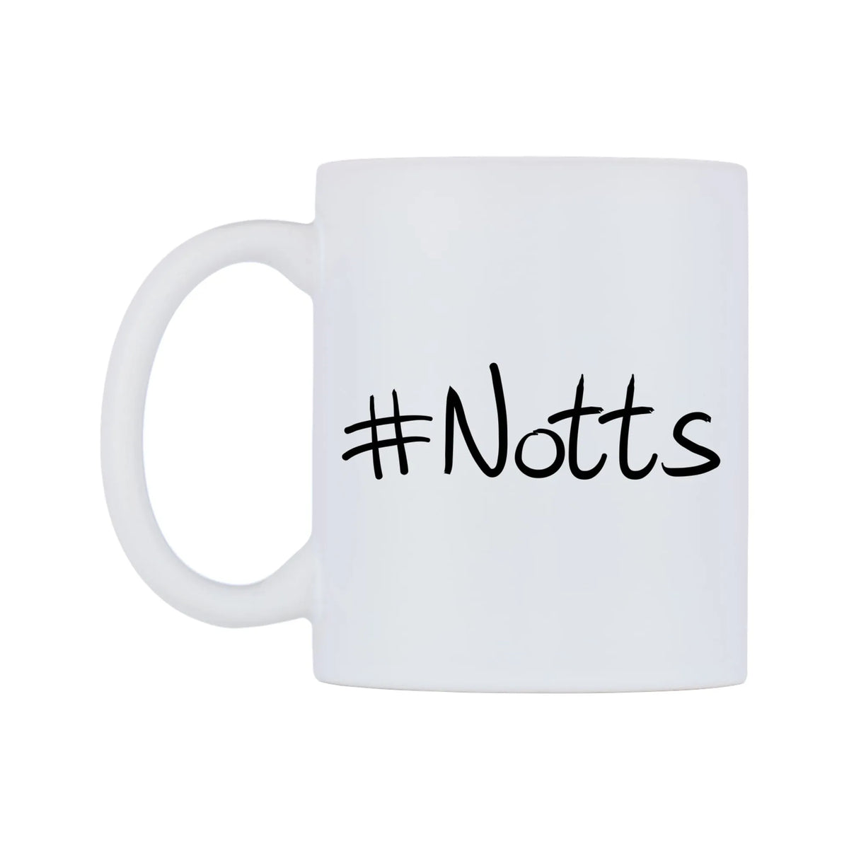 Notts Mug — mug, right side, on a white background
