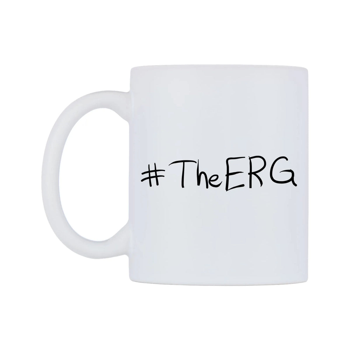 TheERG Mug — mug, right side, on a white background