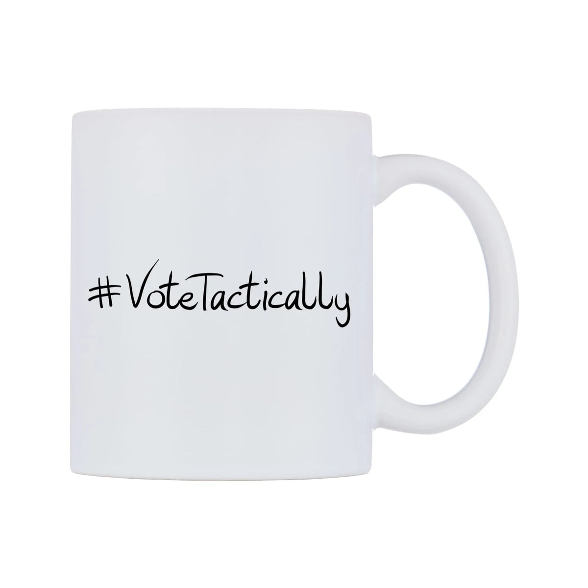 VoteTactically Mug — mug, left side, on a white background