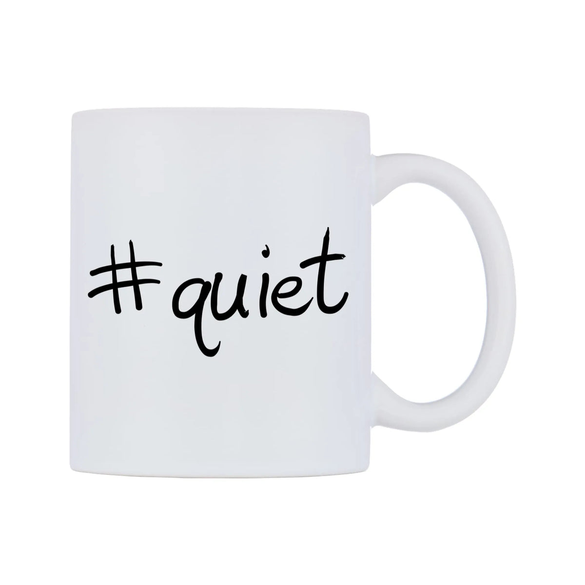 quiet Mug — mug, left side, on a white background