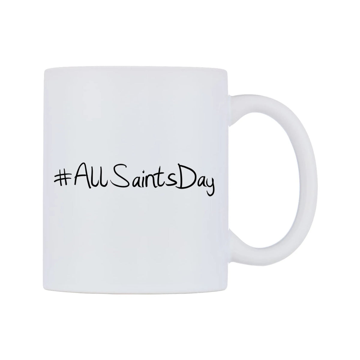 AllSaintsDay Mug — mug, left side, on a white background