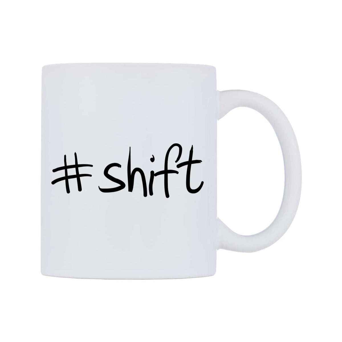 shift Mug — mug, left side, on a white background