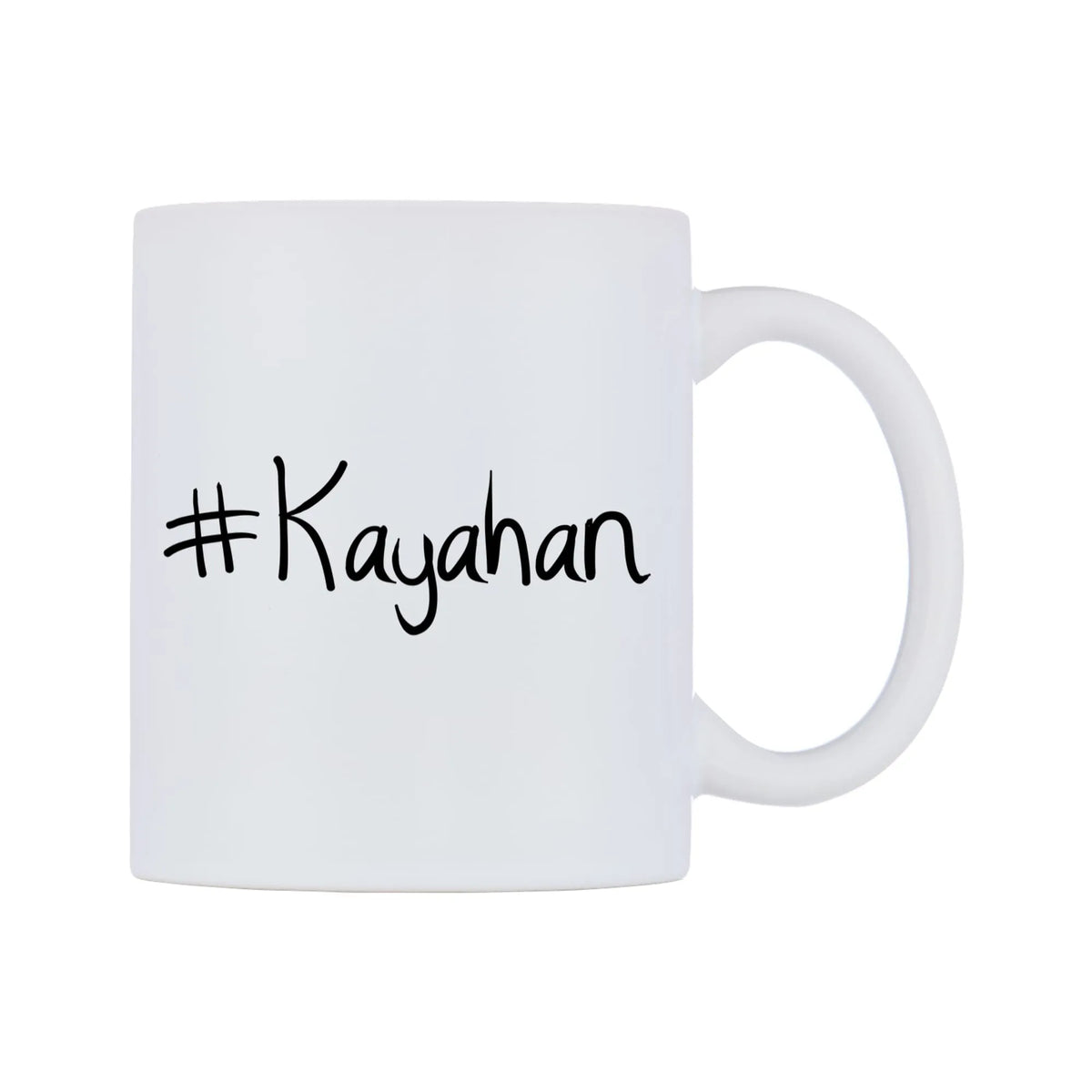 Kayahan Mug — mug, left side, on a white background