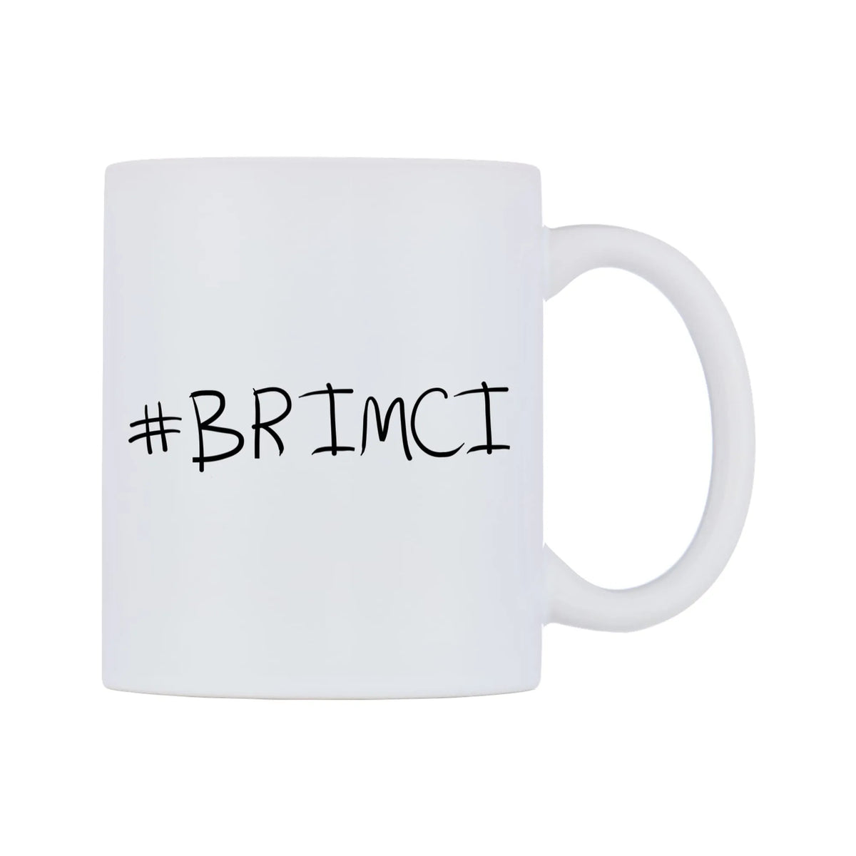 BRIMCI Mug — mug, left side, on a white background