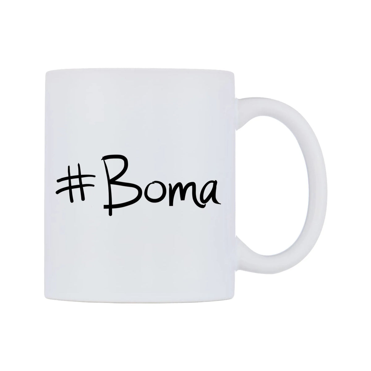Boma Mug — mug, left side, on a white background