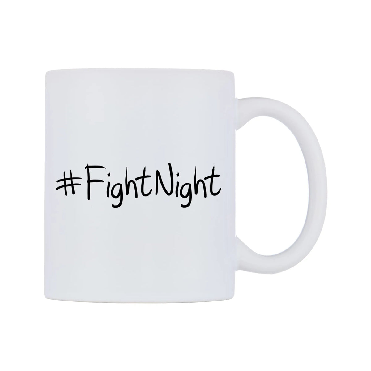 FightNight Mug — mug, left side, on a white background