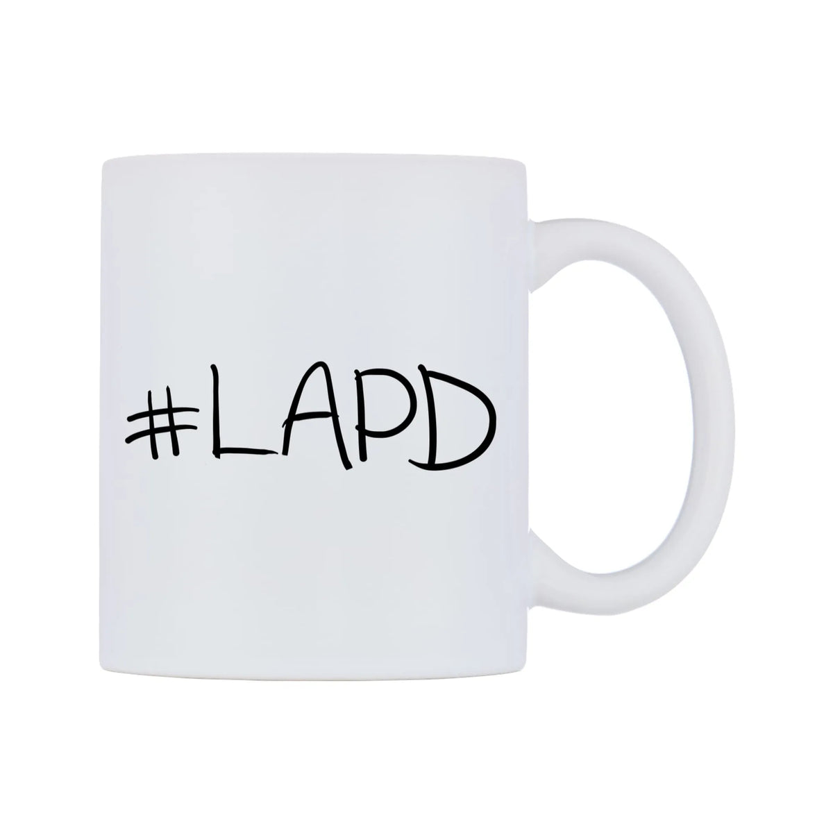 LAPD Mug — mug, left side, on a white background