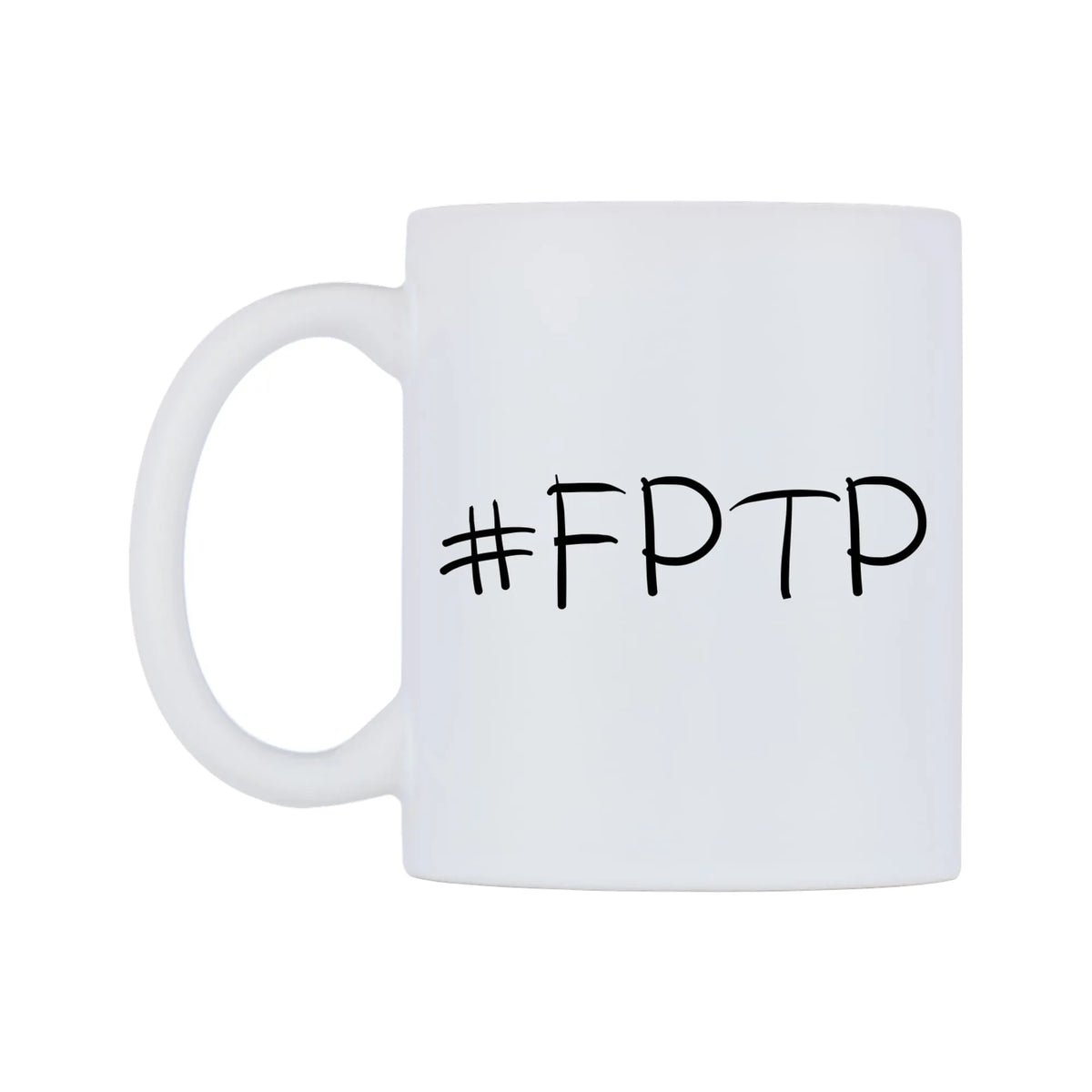 FPTP Mug — mug, right side, on a white background