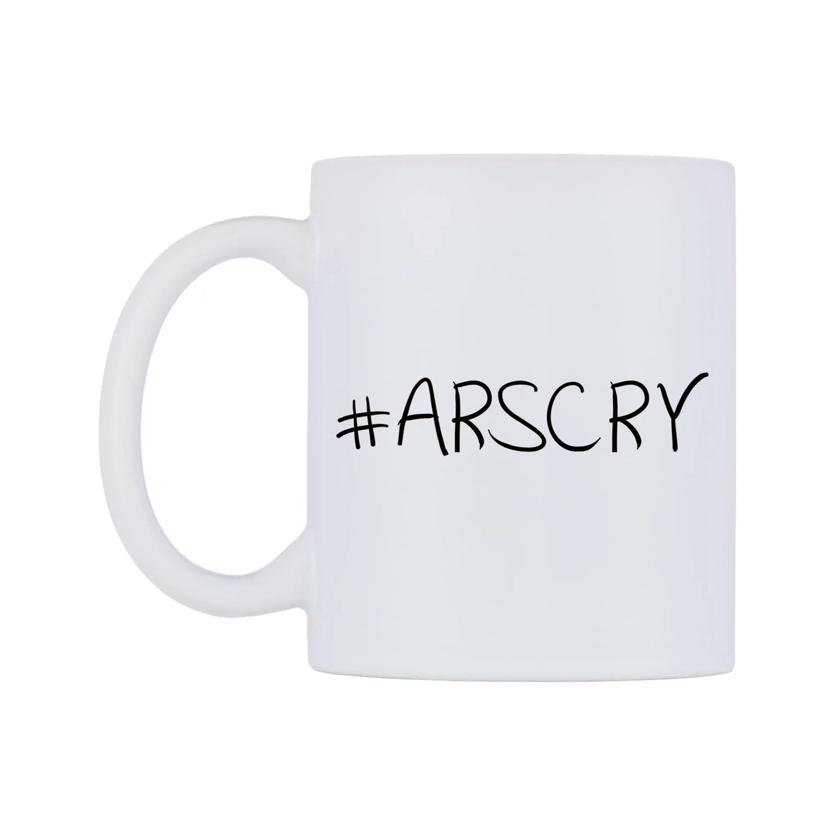 ARSCRY Mug — mug, right side, on a white background