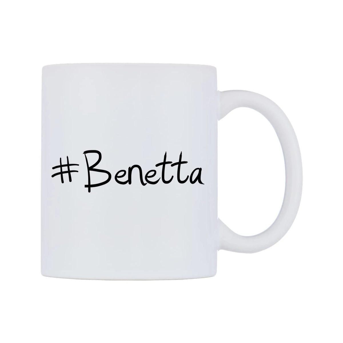 Benetta Mug — mug, left side, on a white background