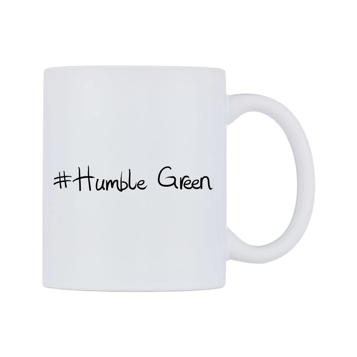 Humble Green Mug — mug, left side, on a white background