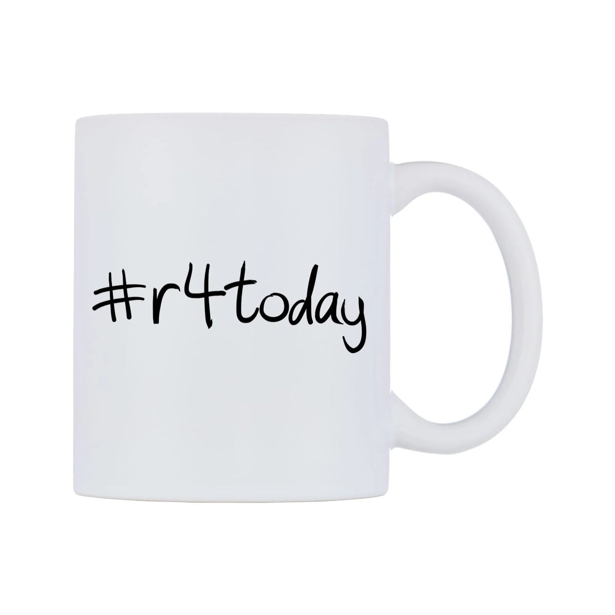 r4today Mug — mug, left side, on a white background