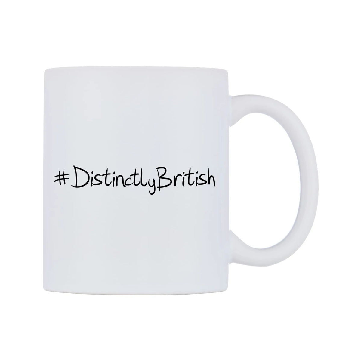 DistinctlyBritish Mug — mug, left side, on a white background