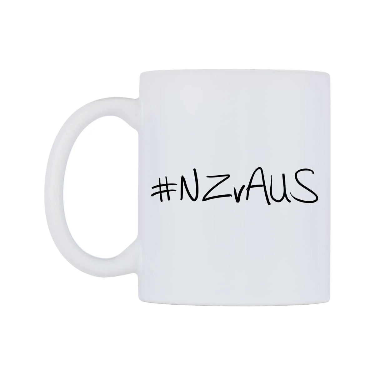NZvAUS Mug — mug, right side, on a white background