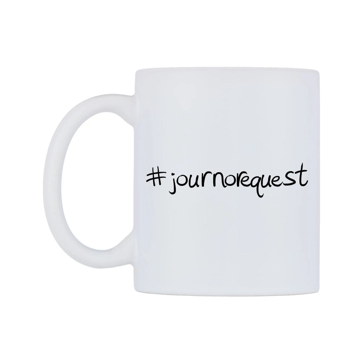 journorequest Mug — mug, right side, on a white background