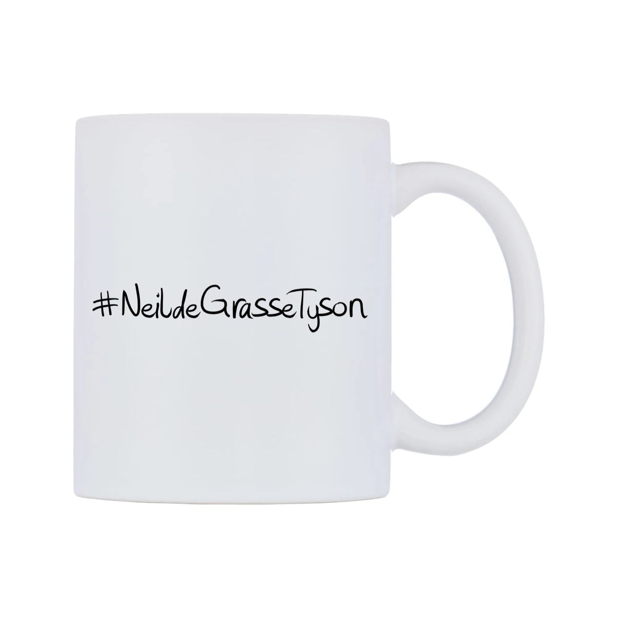 NeildeGrasseTyson Mug — mug, left side, on a white background
