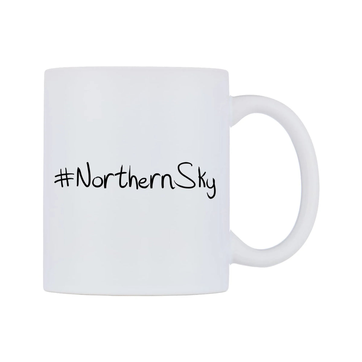 NorthernSky Mug — mug, left side, on a white background