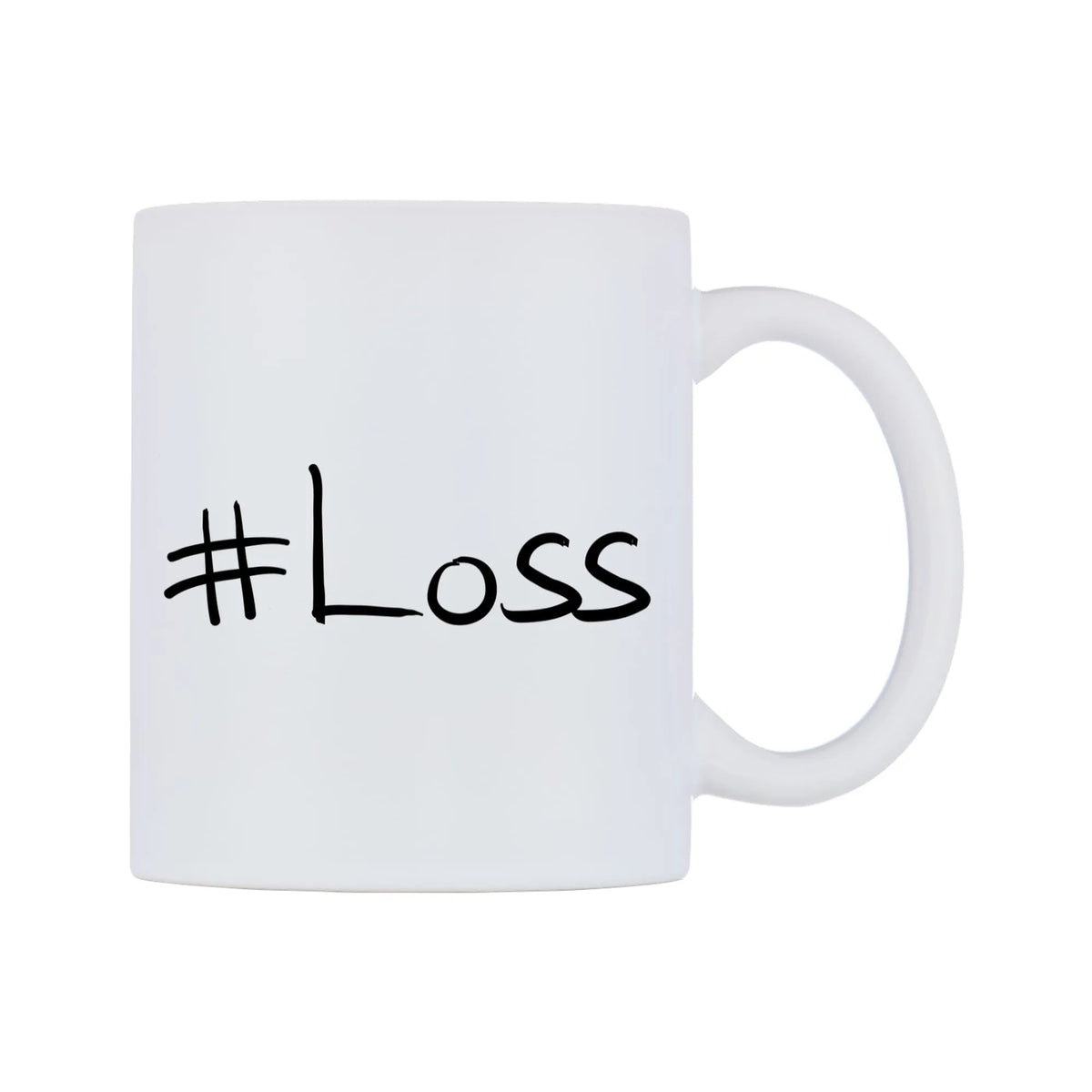 Loss Mug — mug, left side, on a white background