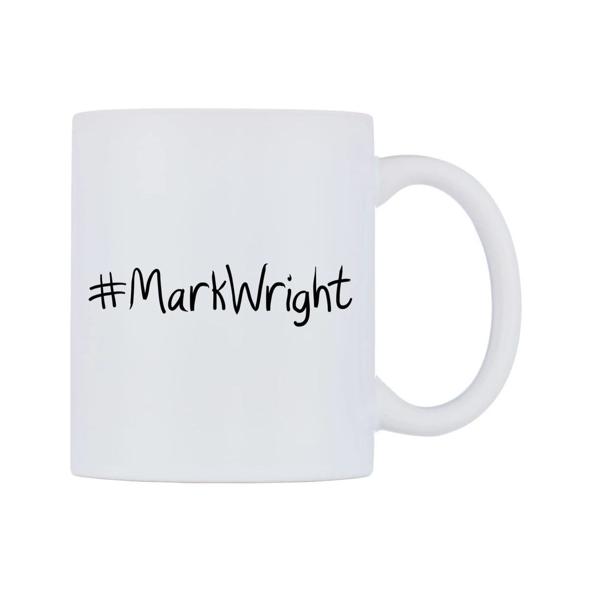 MarkWright Mug — mug, left side, on a white background