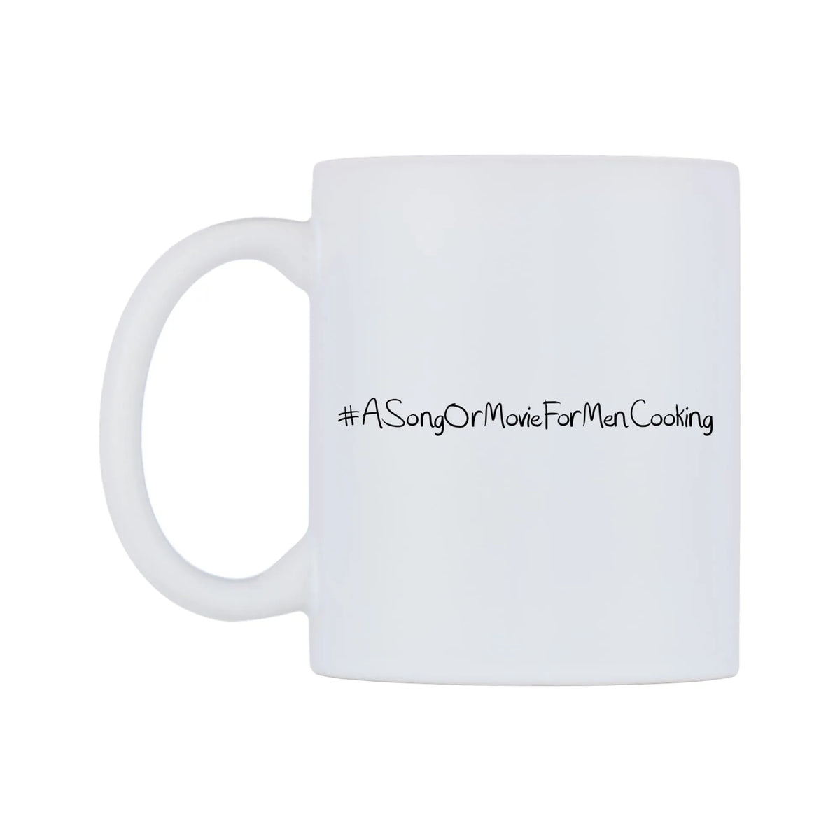ASongOrMovieForMenCooking Mug — mug, right side, on a white background
