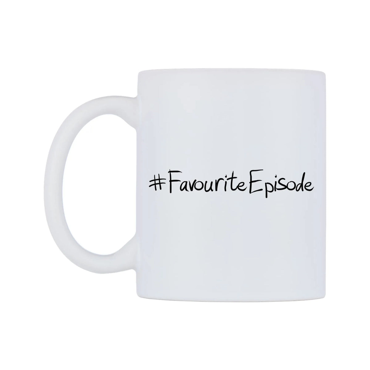 FavouriteEpisode Mug — mug, right side, on a white background