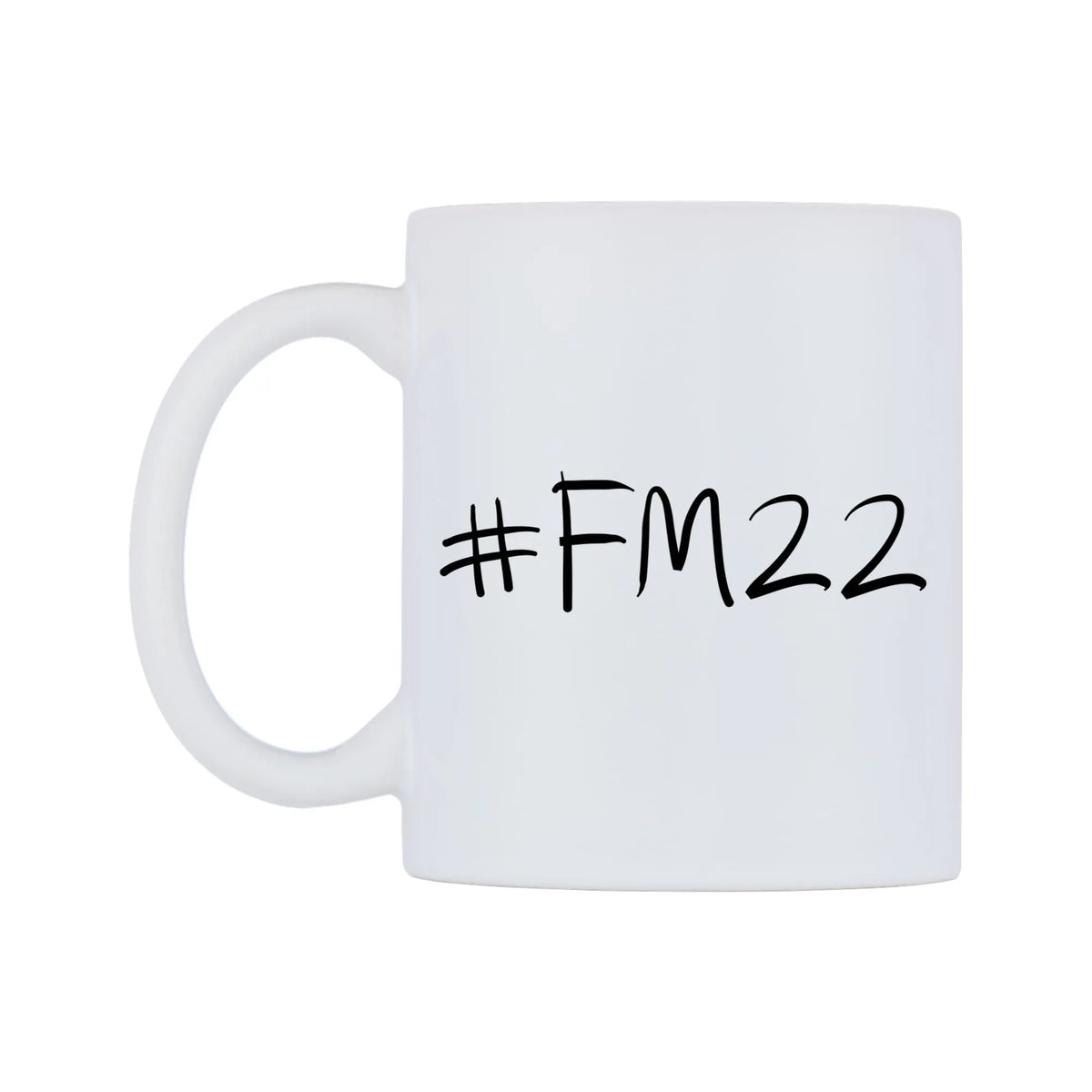 FM22 Mug — mug, right side, on a white background