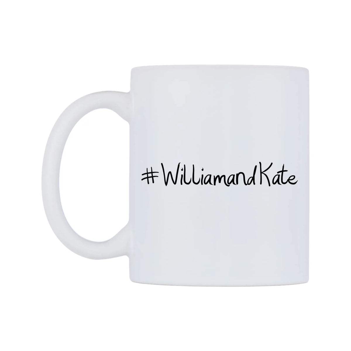 WilliamandKate Mug — mug, right side, on a white background