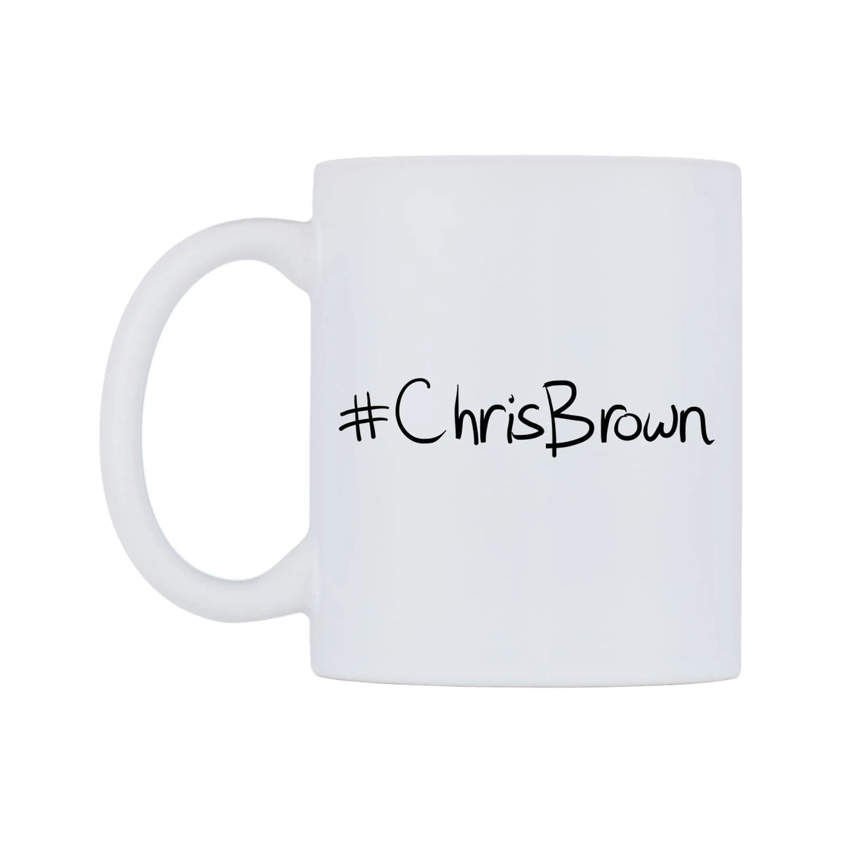 ChrisBrown Mug — mug, right side, on a white background