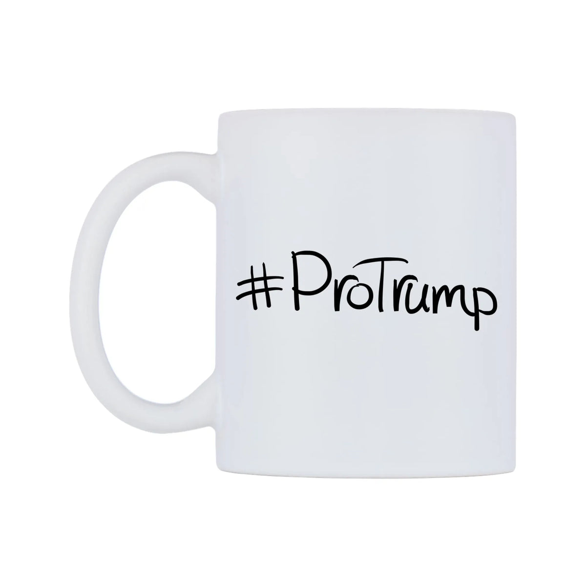 ProTrump Mug — mug, right side, on a white background