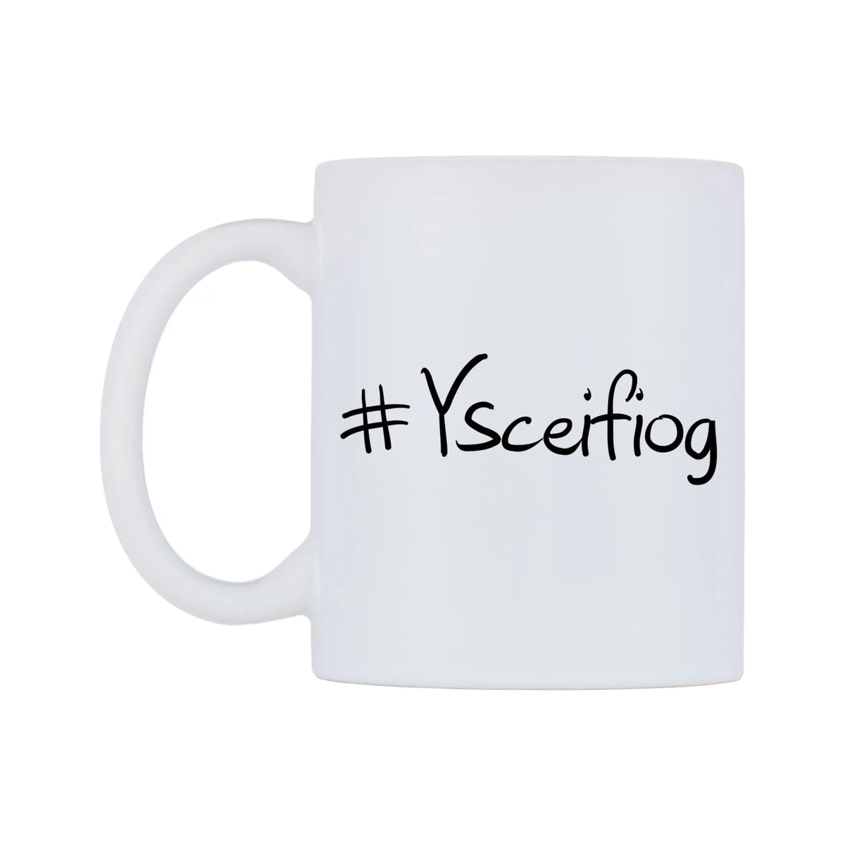Ysceifiog Mug — mug, right side, on a white background