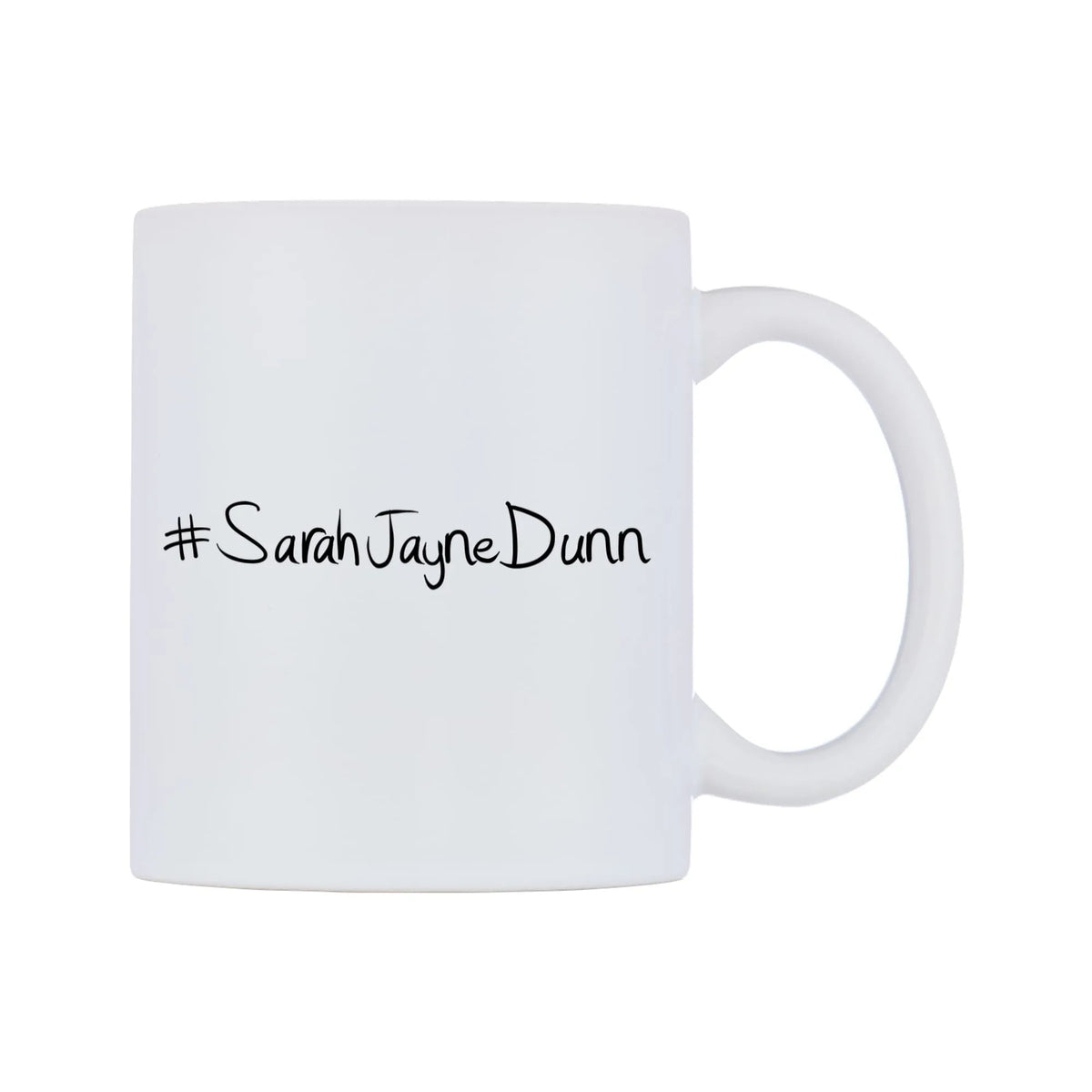 SarahJayneDunn Mug — mug, left side, on a white background