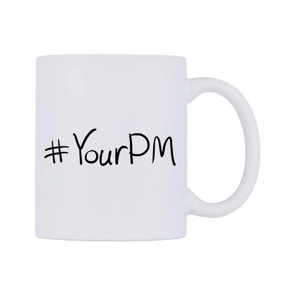 YourPM Mug — mug, left side, on a white background