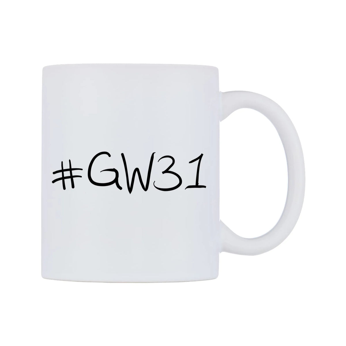 GW31 Mug — mug, left side, on a white background