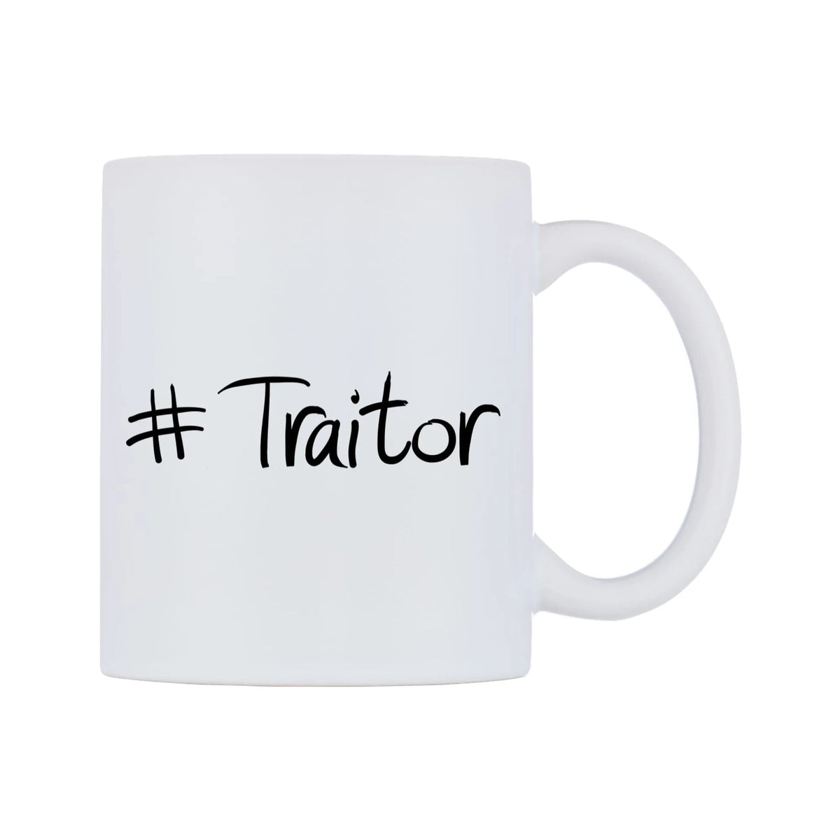 Traitor Mug — mug, left side, on a white background