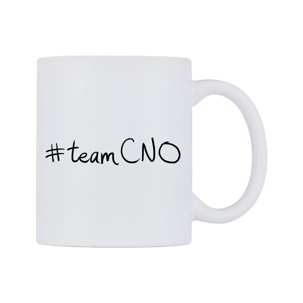 teamCNO Mug — mug, left side, on a white background