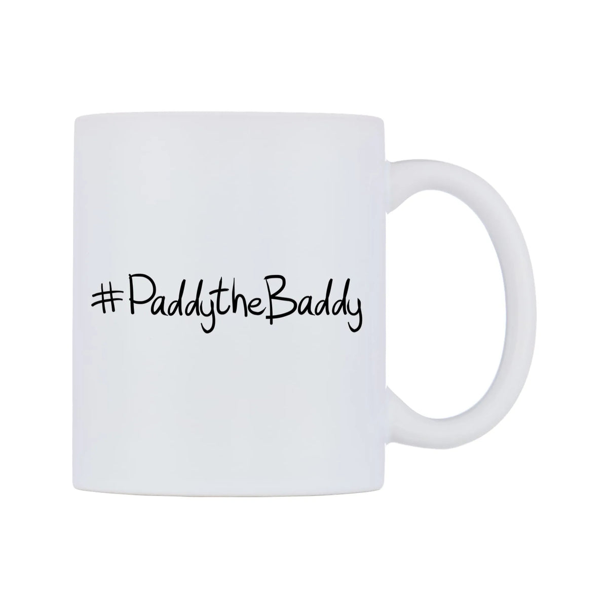PaddytheBaddy Mug — mug, left side, on a white background