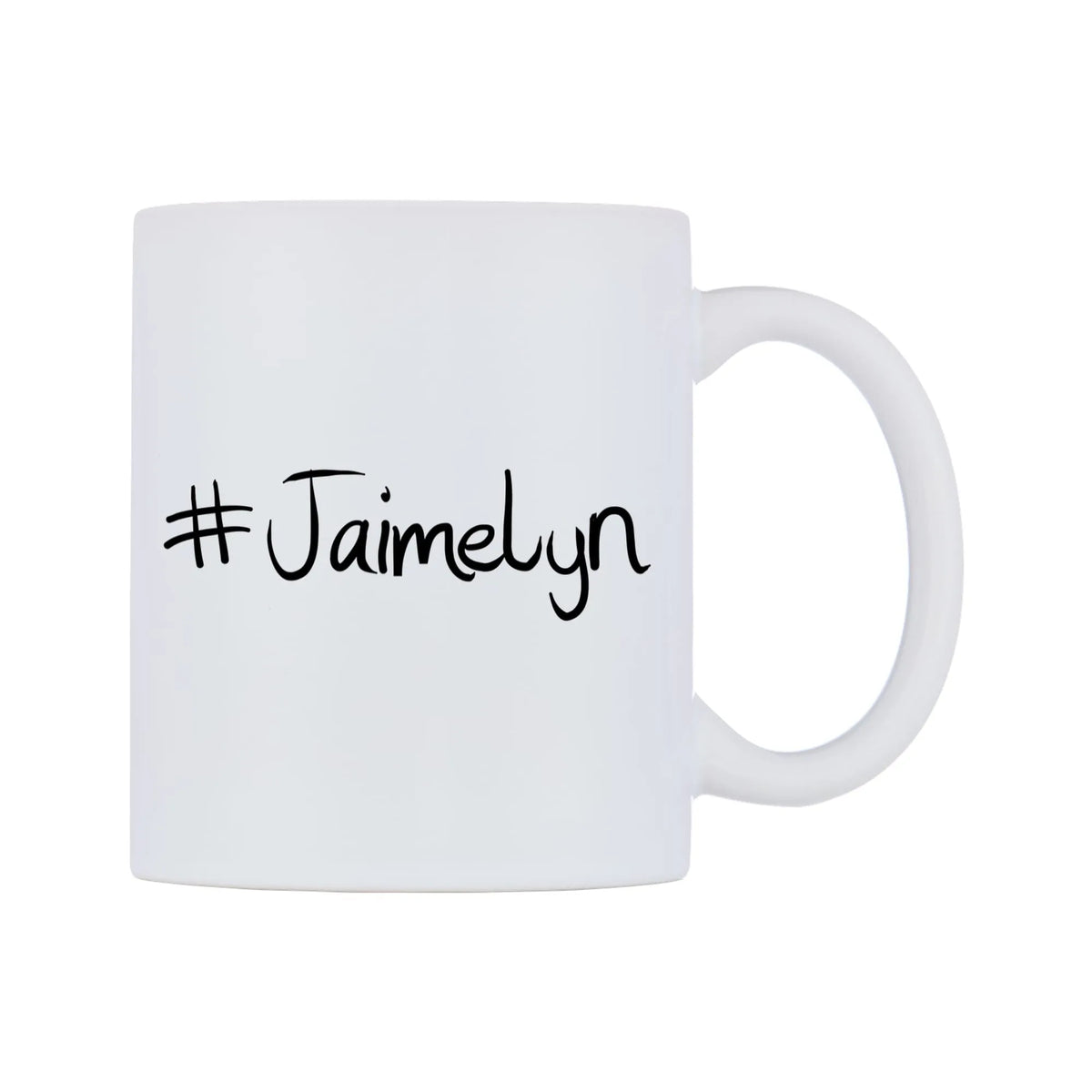 Jaimelyn Mug — mug, left side, on a white background