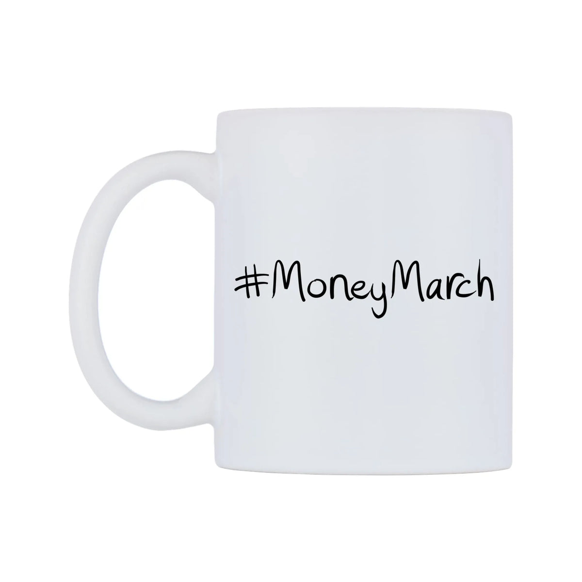 MoneyMarch Mug — mug, right side, on a white background