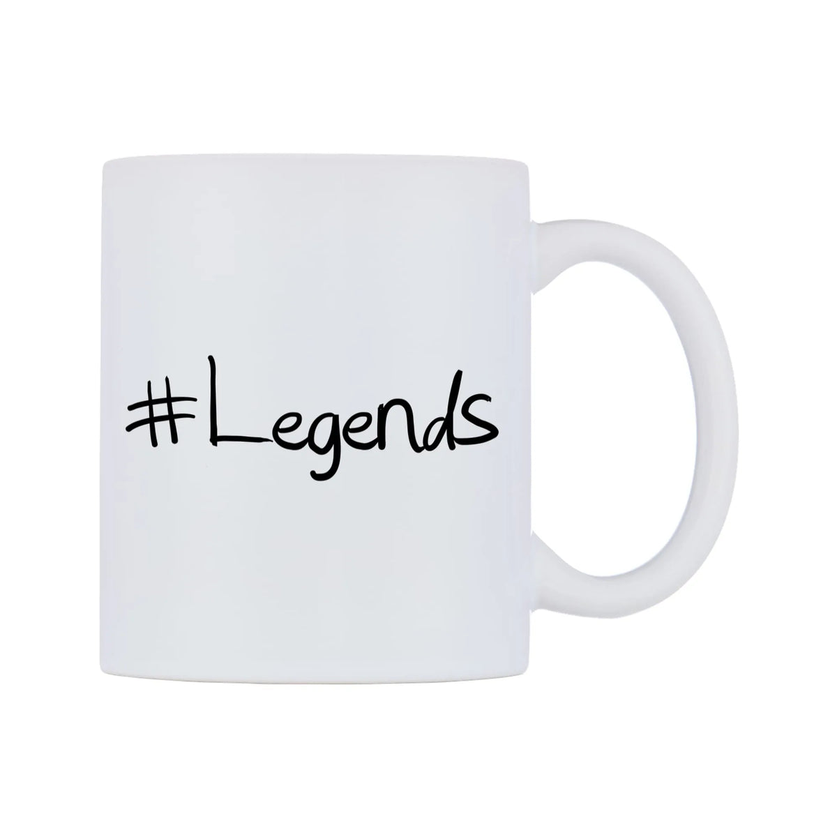 Legends Mug — mug, left side, on a white background